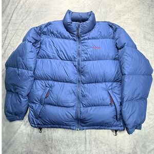 VTG LL Bean Mens L Down Puffer Jacket high loft big baffle Expedition gorpcore